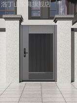 Iron Art Courtyard Entrance aluminum Art Stainless steel single double open door Venetian door Garden Villa Gate primary-secondary door