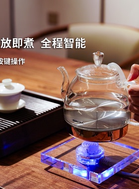 佰宝水晶底座智能泡茶专用烧水壶