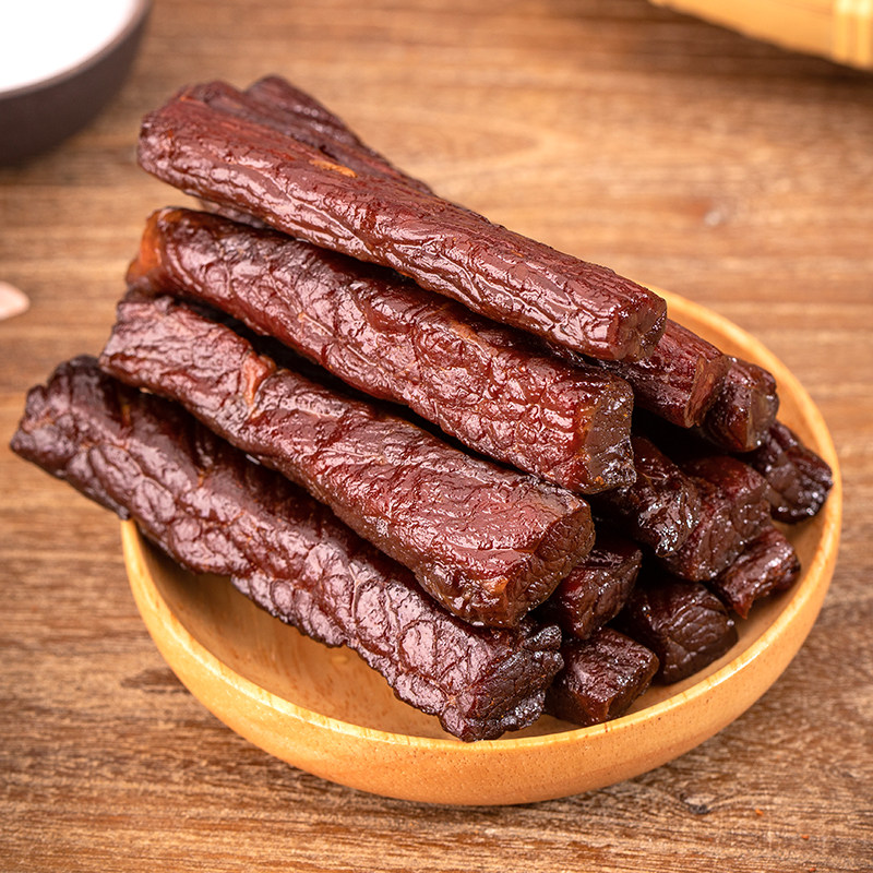 手撕500g*2份内蒙古正宗风干牛肉干 牛有趣牛肉类