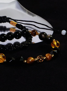 明日方舟黑曜石虎眼石老鲤手作