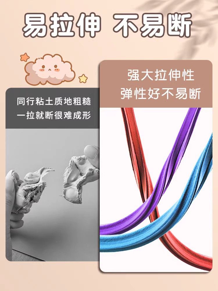 得力大容量粘土儿童橡皮泥50g超轻黏土幼儿园宝宝彩泥套装带收纳盒无毒食品级手工玩具中小学生DIY橡皮泥工具,淘宝优惠券,粉丝福利购,淘宝优惠卷