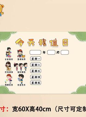 幼儿园莫兰迪主题环创家园联系栏来园离园餐前餐后午睡起床流程图
