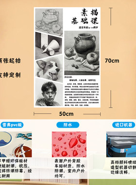 幼儿园美术画室艺术区文化环创装饰立体挂画培训宣传学校机构布置