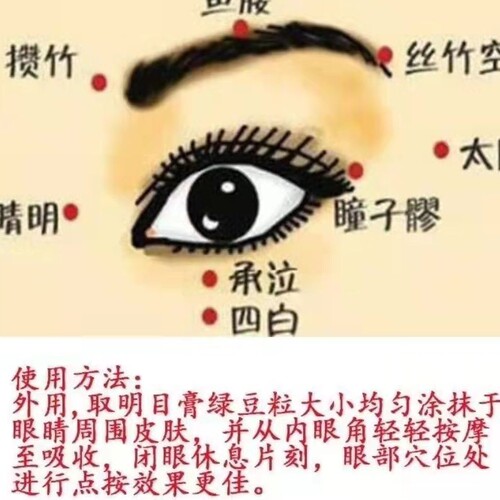 沐仁浴义明目膏儿童中药老年眼部按摩膏眼干涩睛视疲劳 - 图1
