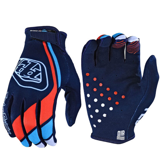 Motorcycle bicycle long finger gloves for men and women, four seasons riding thin breathable non-slip motorcycle rider full finger gloves