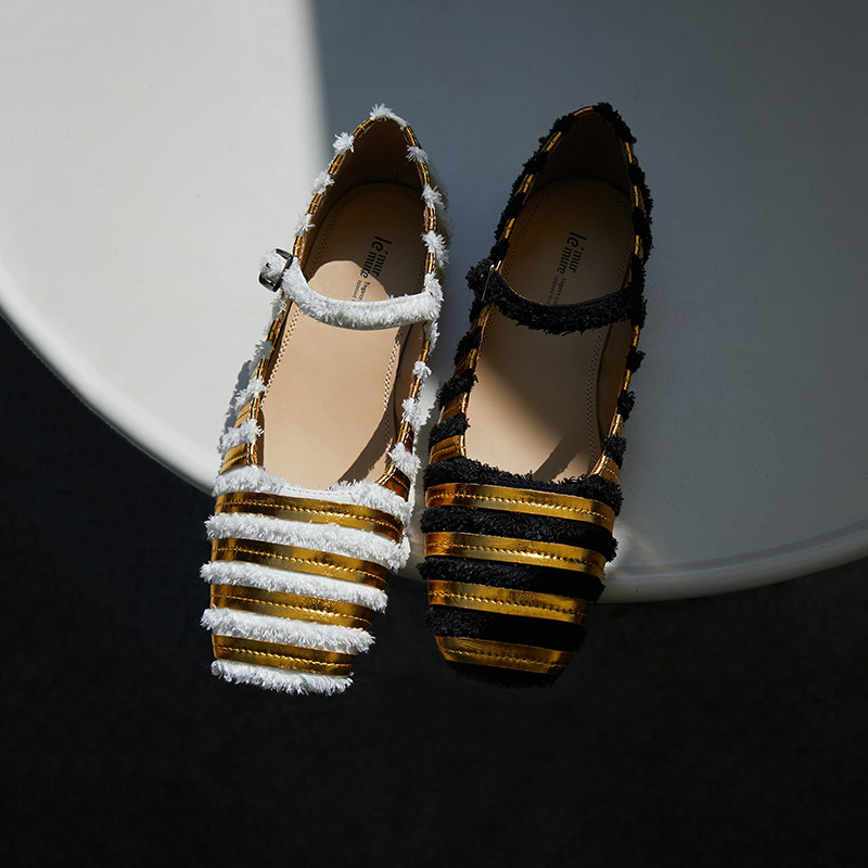 Le' Murmure  破败美学 原创设计玛丽珍平底鞋女进口真皮手工单鞋,淘宝优惠券,粉丝福利购,淘宝优惠卷