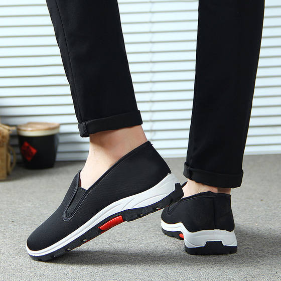 Old Beijing cloth shoes, wear-resistant soft sole, casual work shoes for men