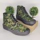 Thickened soft sole rubber shoes, labor protection wear-resistant high-top camouflage shoes
