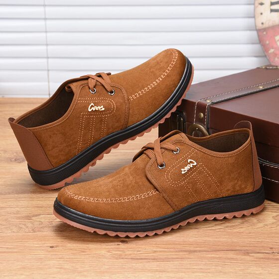 Non-slip lightweight work shoes for men with tendon sole casual shoes