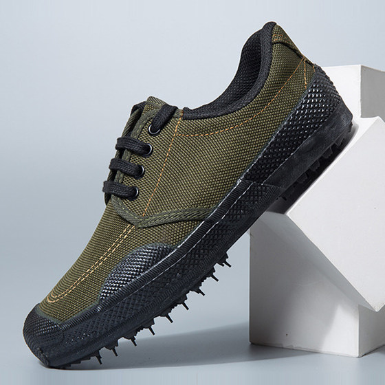 Anti-slip and wear-resistant rubber sole work shoes
