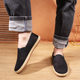 Old Beijing cloth shoes, soft sole, comfortable black work shoes