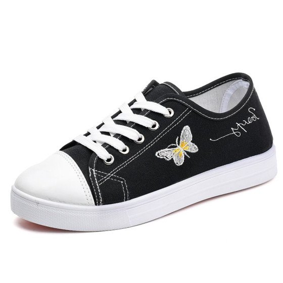 Korean style casual soft sole comfortable old Beijing cloth shoes