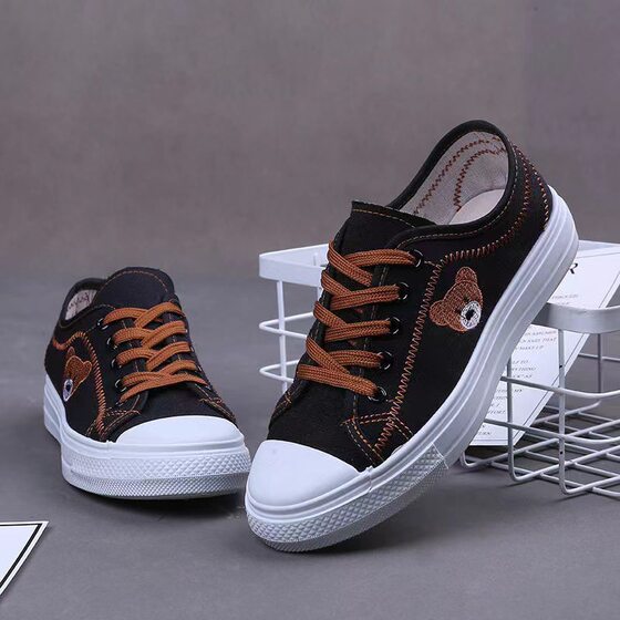Korean style casual soft sole comfortable old Beijing cloth shoes