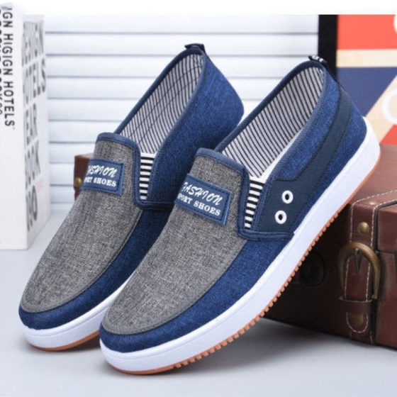 Beef tendon sole old Beijing cloth shoes men's canvas shoes casual shoes