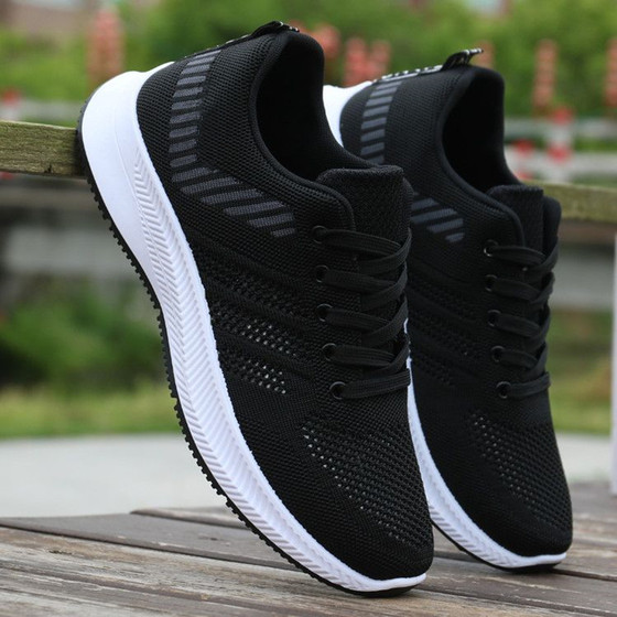 Casual mesh shoes, breathable, soft sole, lightweight, non-slip men's shoes