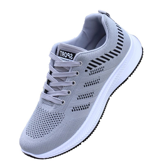 Casual mesh shoes, breathable, soft sole, lightweight, non-slip men's shoes
