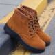 Steel toe caps, anti-smash cowhide labor protection shoes, non-slip and wear-resistant