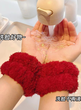 束发带可爱毛茸加宽洗脸专用发箍