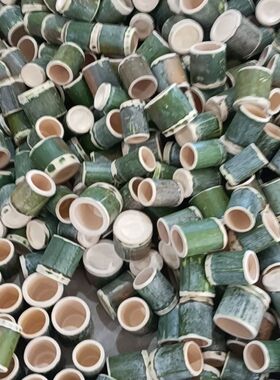 真空包装网红竹筒杯奶茶杯竹筒咖啡冰淇凌竹杯新鲜竹筒饭楠竹商用