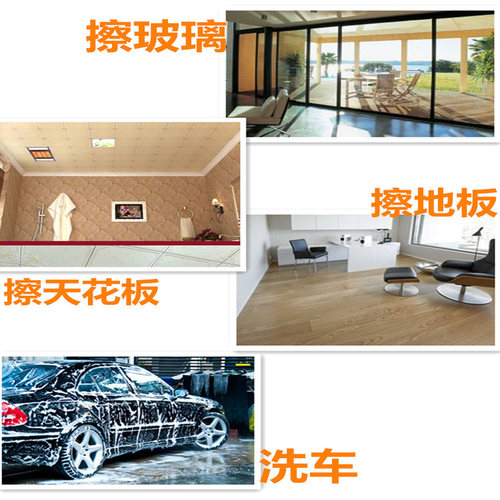 太阳花拖把头旋转拖把头替换加厚圆形套入好神拖地拖布头非纯棉线 - 图3