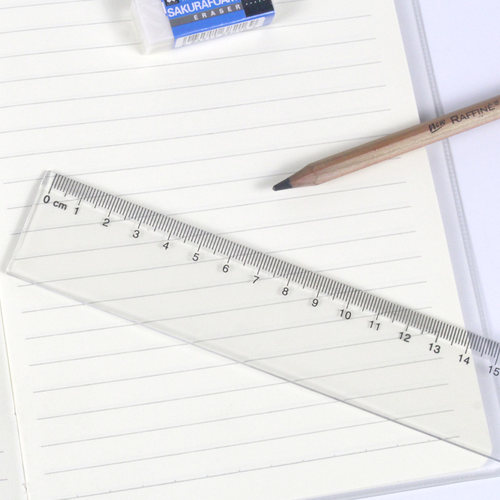 学生用塑料直尺刻度尺不锈钢尺子教师老师米尺木直尺绘图测量15cm/20cm/30cm/40cm/100厘米毫米教学仪器科教 - 图1