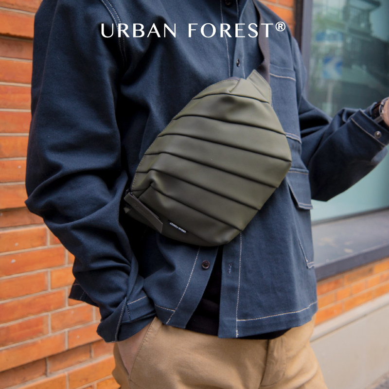 urban forest运动胸包男女斜挎包 URBAN FOREST男士包袋