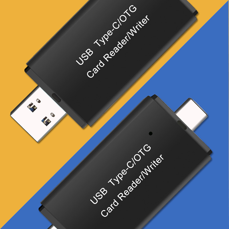 type-c读卡usb 3.0读卡器多功能高速相机SD卡苹果OTG读卡器tf卡 - 图3