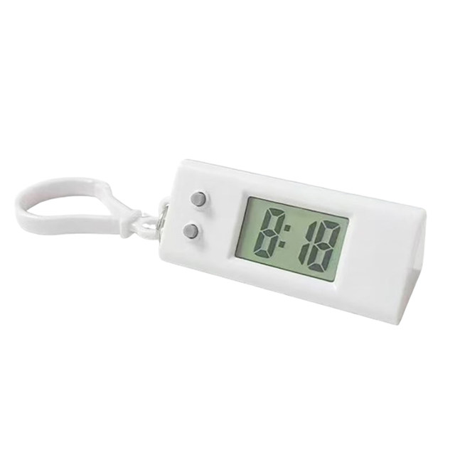 Mini clock for silent exams