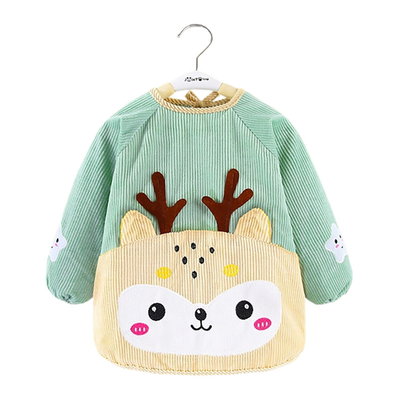 Baby apron coverall waterproof and dirt-proof children's autumn and winter