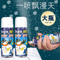 Snowflake spray shake-up with the same kind of emulation floating snow Christmas wedding spray painted artificial hypotheses snow foam flying snow props