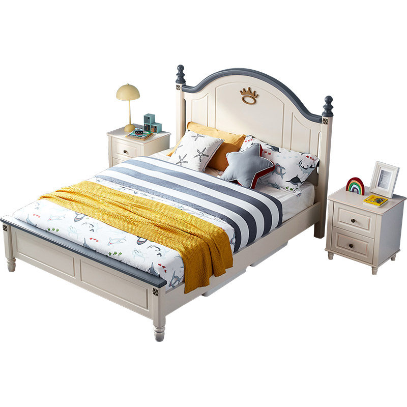 林氏木业儿童床男孩单人床脚儿童房 林氏木业kids儿童床