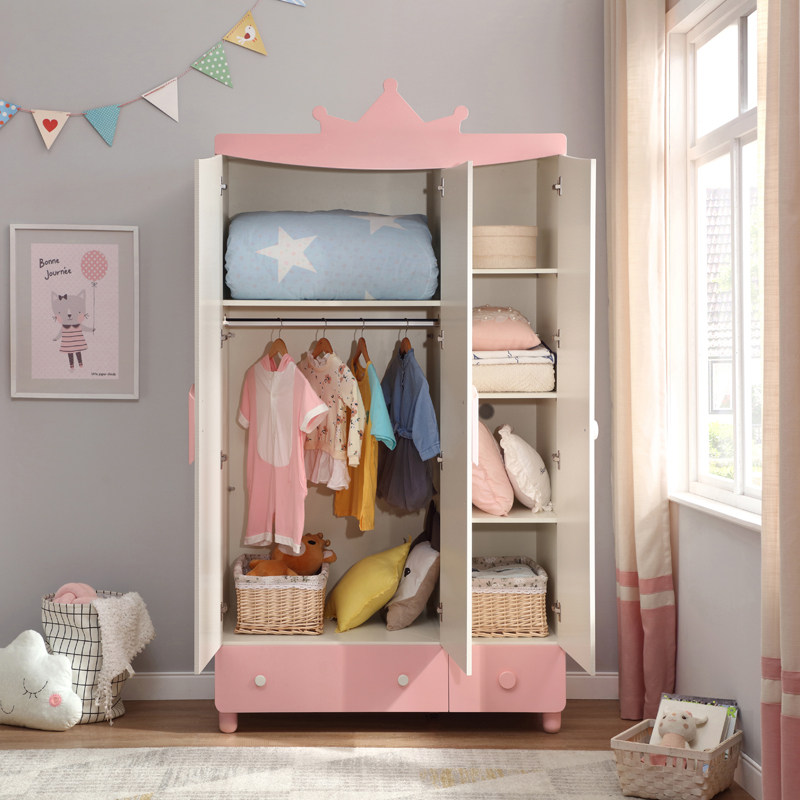 林氏木业现代简约经济型木质衣柜 林氏木业kids衣柜