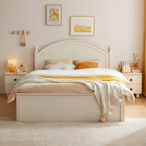 小户型高箱床储物床收纳床儿童床男孩女孩林氏木业家具政府补贴