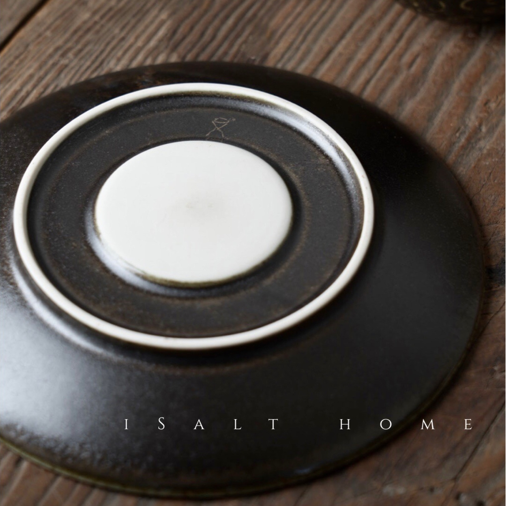 DXC玫瑰咖啡杯碟手握杯下午茶杯子点心碟餐盘菜盘复古创意窑变釉 - 图3