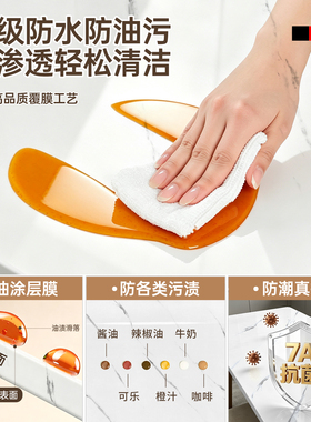 桌面贴纸自粘防水防油