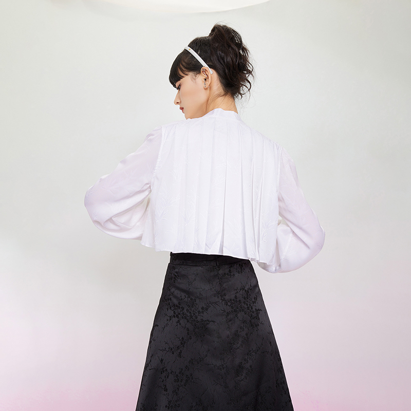 【李雪琴同款】中国风衬衫半身裙两件套