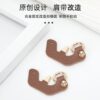 Longxiang bag accessories modification without punching leather buckle hanging
