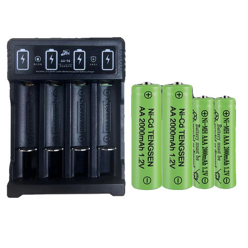 5号7号充电电池套装太阳能遥控器玩具鼠标通用五号七号1.2VAA电池 - 图3