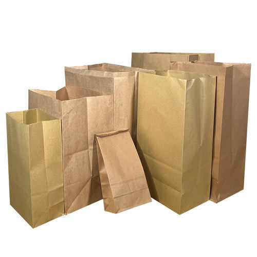 牛皮纸袋食品袋冰箱收纳面包打包袋子防油外卖吐司烘培包装袋定制 - 图3