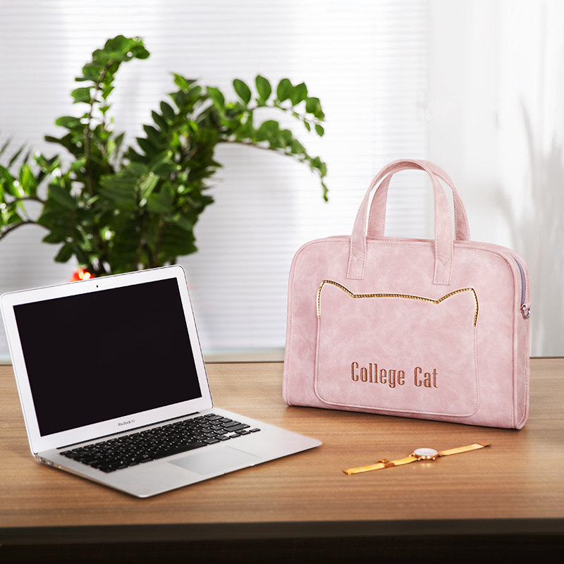 电脑包手提马锐鲨时尚商务感公文包 马锐鲨女士包袋