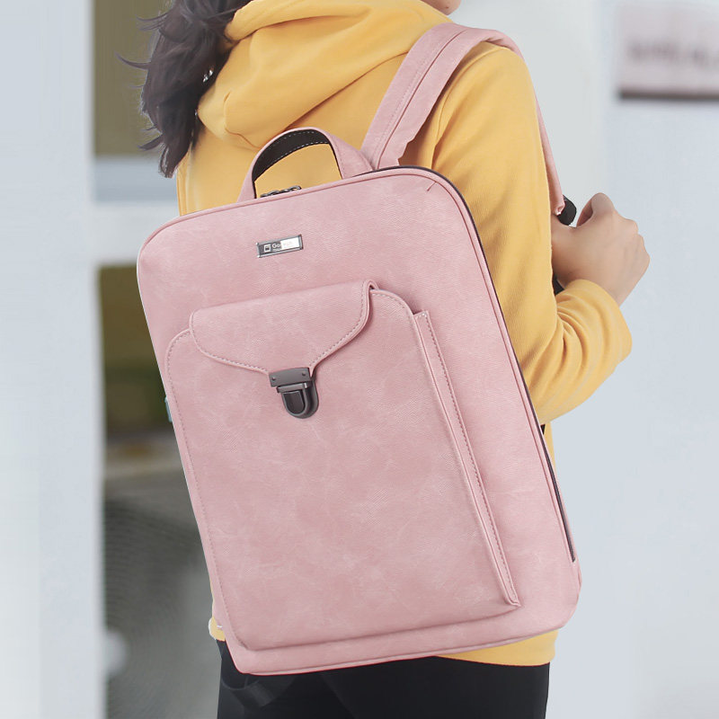 14寸女双肩马锐鲨商务通勤电脑包 马锐鲨双肩背包