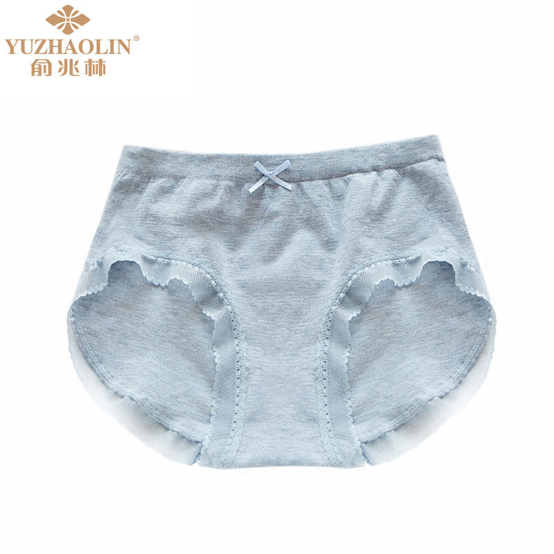 俞兆林夏季薄全棉透气女生三角裤 俞兆林联翼内裤