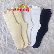 Net Red Pops Ice Socks Foam Socks Spring Summer Thin style Japanese cute JK midbarrel socks with slim 100 hitch