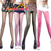 Summer slim bag Heart Silk transparent Bottom Pants Socks candy Color anti-seduces Pants Socks Cost Price