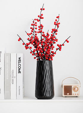跨境欧式花器简约家居玄关仿真花干花水培陶瓷摆件装饰工艺品