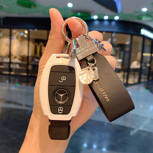 奔驰gla200钥匙套C200L壳A级a180L扣glc260L包B级260GLK G级R级SL - 图0