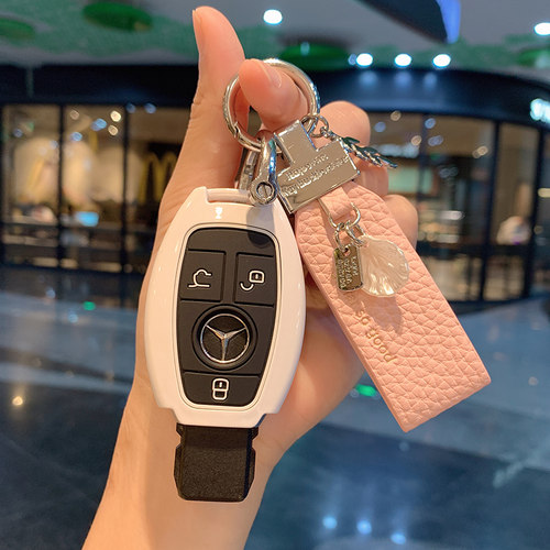 奔驰gla200钥匙套C200L壳A级a180L扣glc260L包B级260GLK G级R级SL - 图2