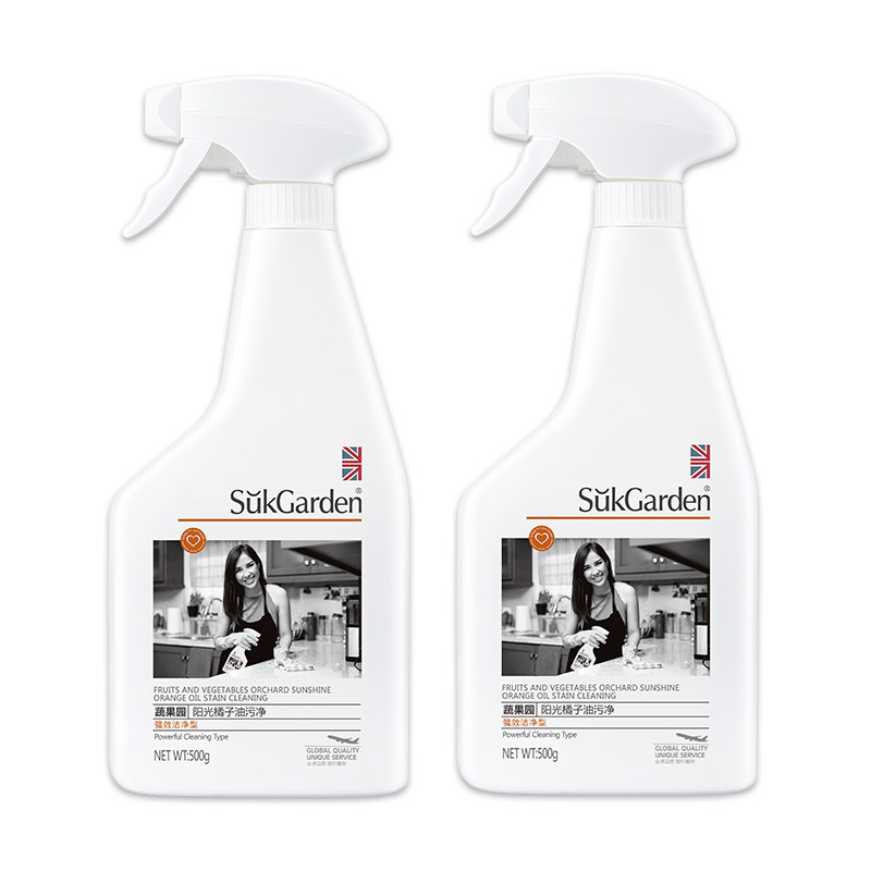 厨房抽油烟机去油泡沫去污去清洁剂 sukgarden蔬果园油污清洁剂