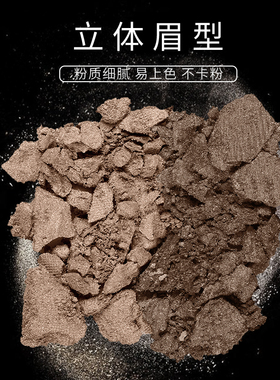 德国lavera拉薇双色眉粉盘眼影一体盘天然眉膏带眉刷大地棕色系