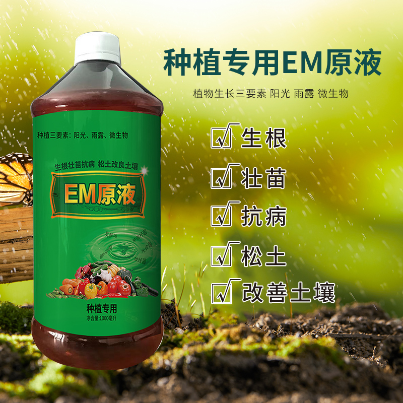 EM菌原液em菌发酵菌有机种植专用改良土壤防病花肥营养液EM益生菌 - 图2